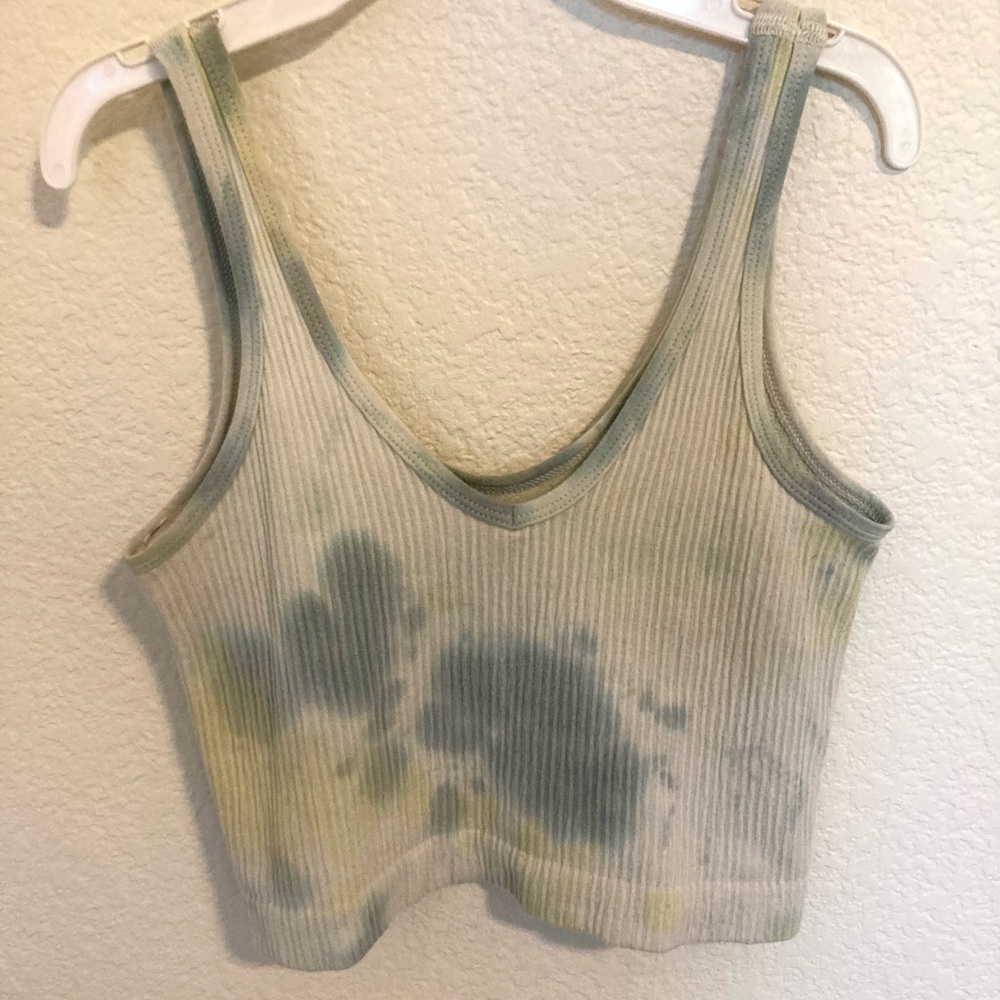 Tie dye tank top from Urban Outfitters.